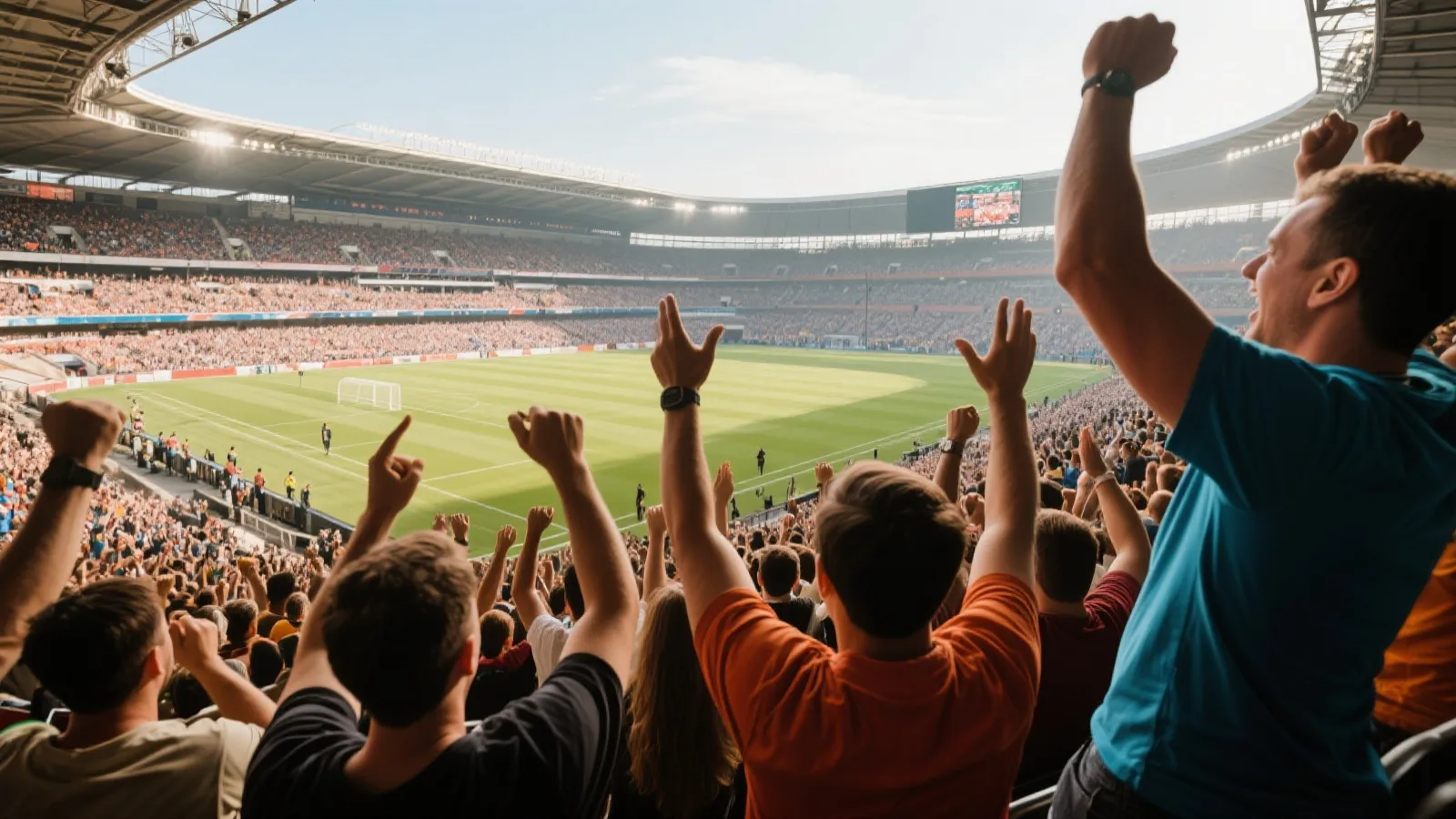 体育赛场氛围图